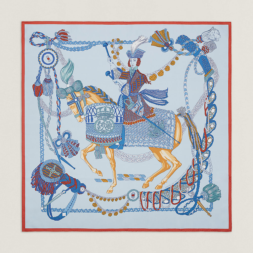 Le Timbalier scarf 90, Limited Edition Hermès UK